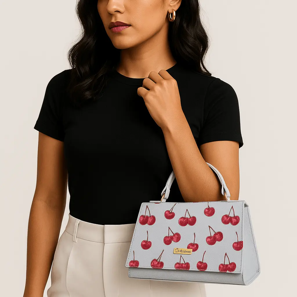 Bolsa de Mano con Diseño de Cereza - Image 6