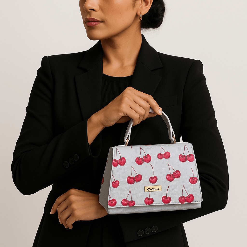 Bolsa de Mano con Diseño de Cereza - Image 7