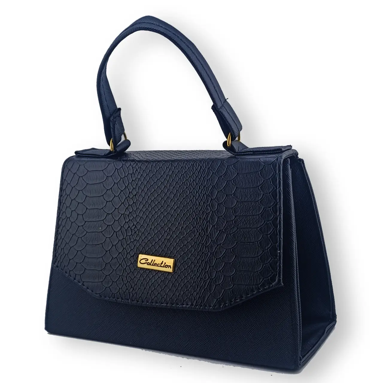 Bolso Diseño Reptil Negro