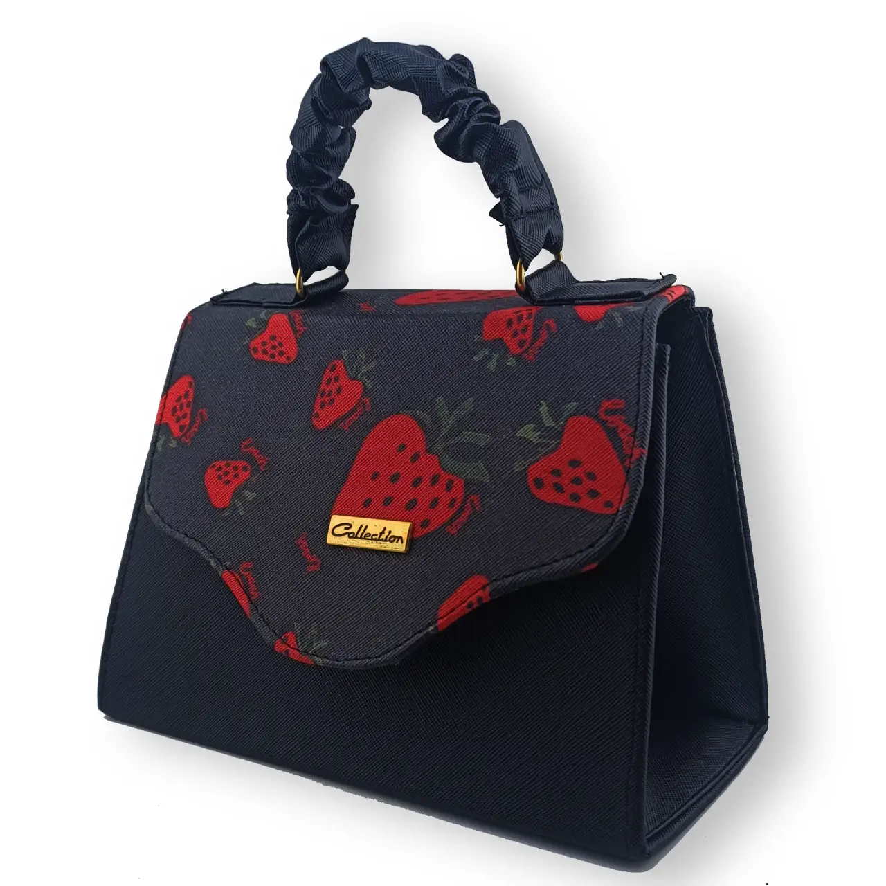 Bolsa de Mano con Diseño de Fresa