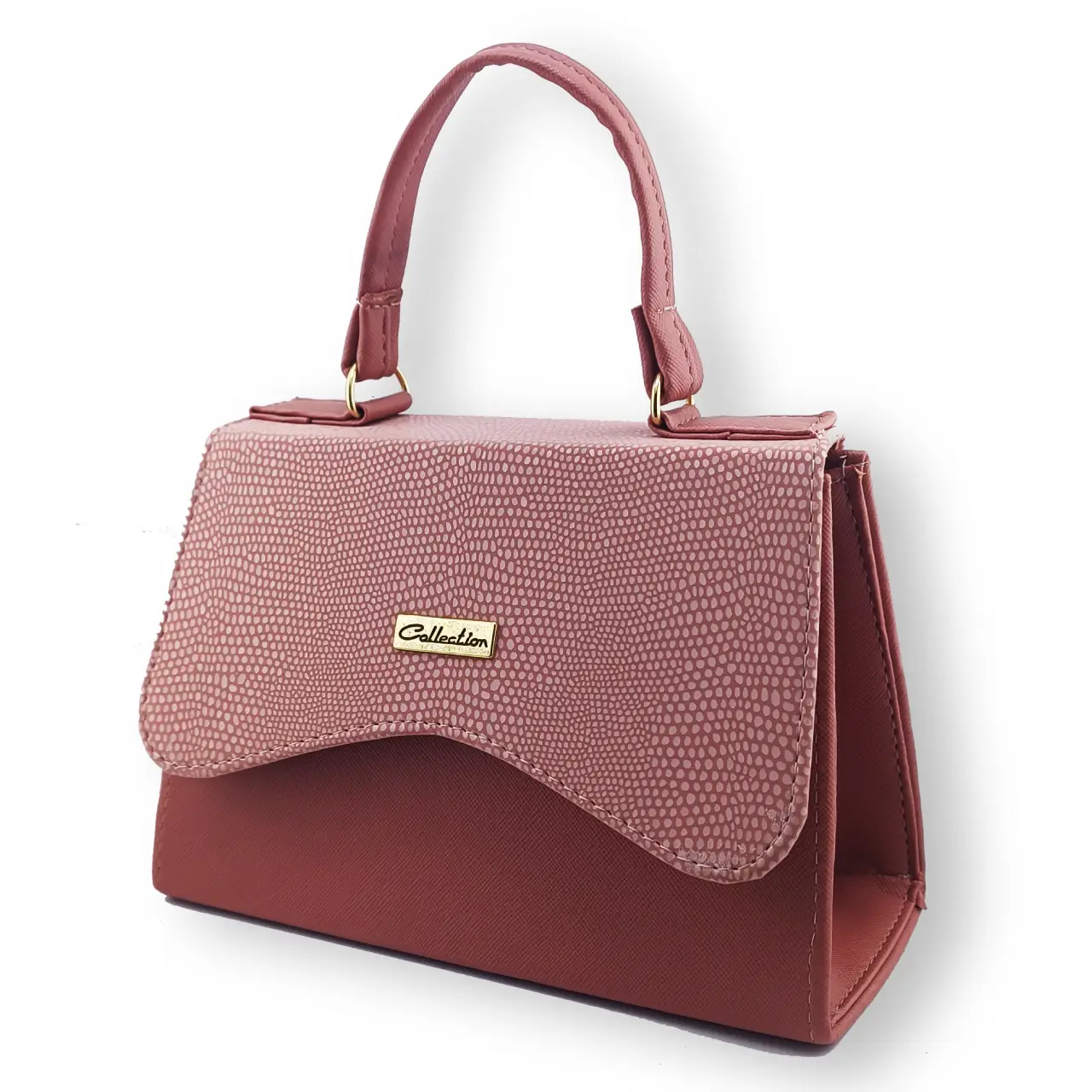 Bolsa Diseño de Reptil Rojiza