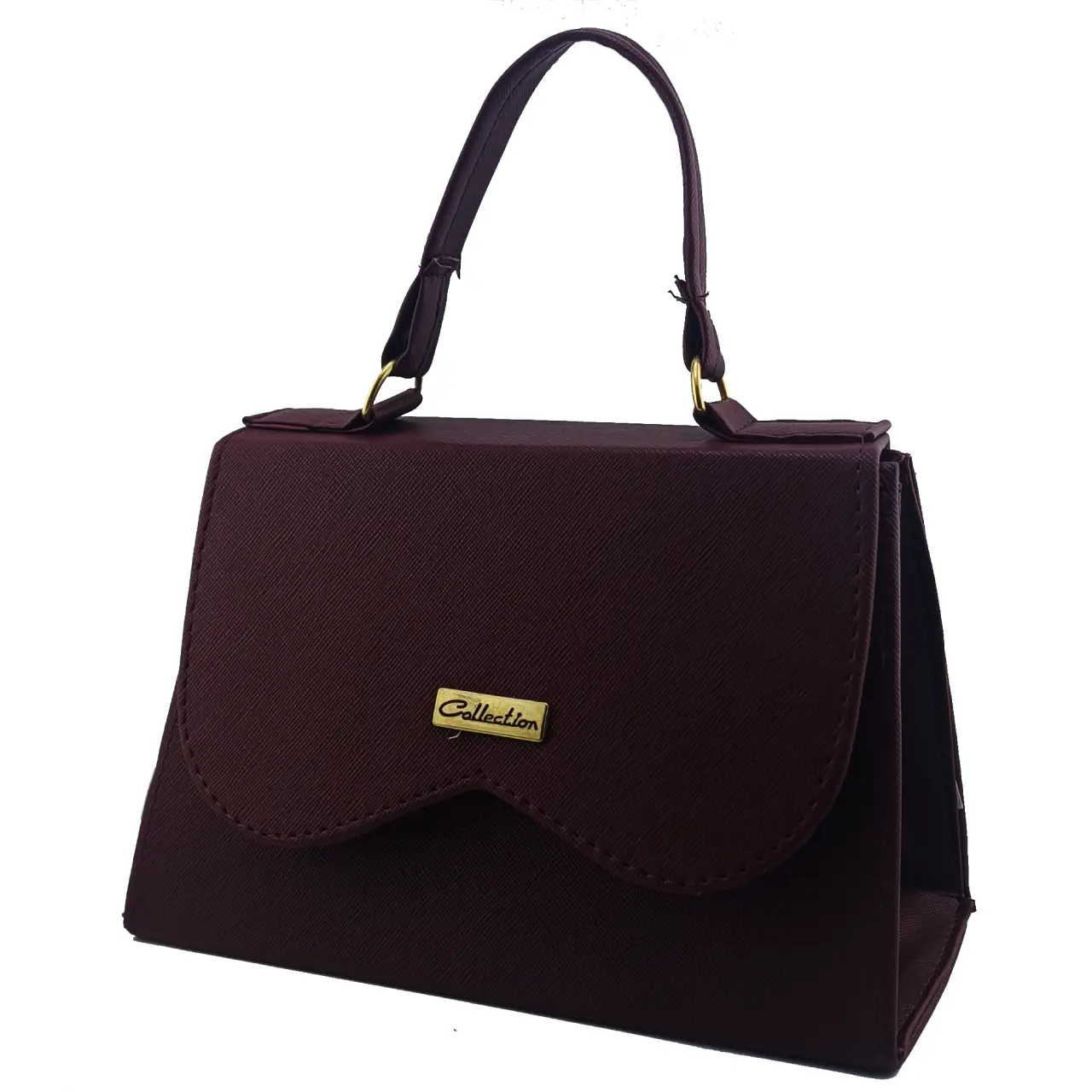 Bolso de Mano con Solapa Estilo Joroba de Camello