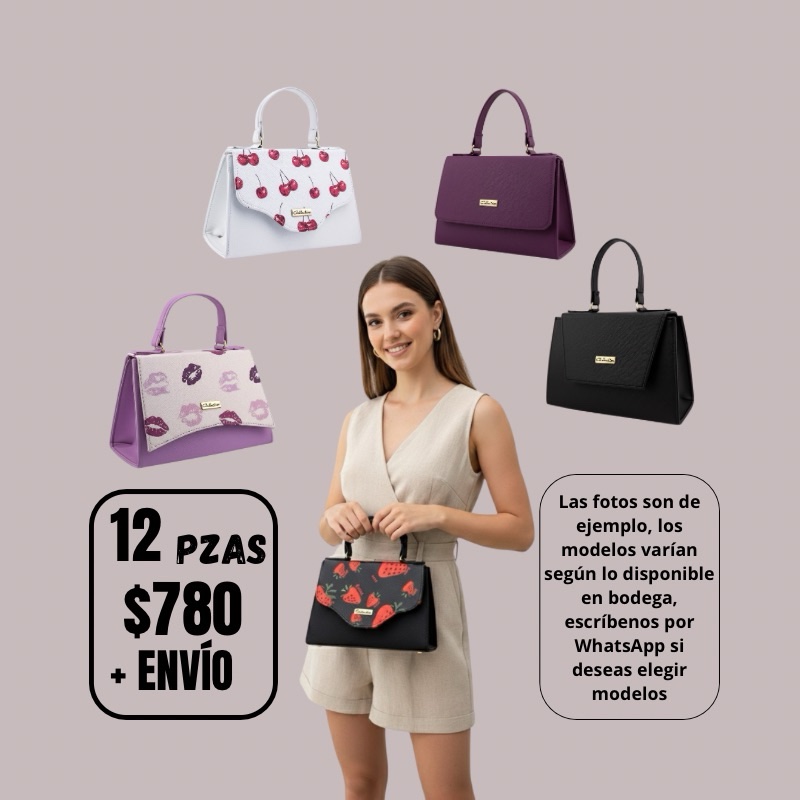 Bolso Solapa Tipo Sobre Recortado