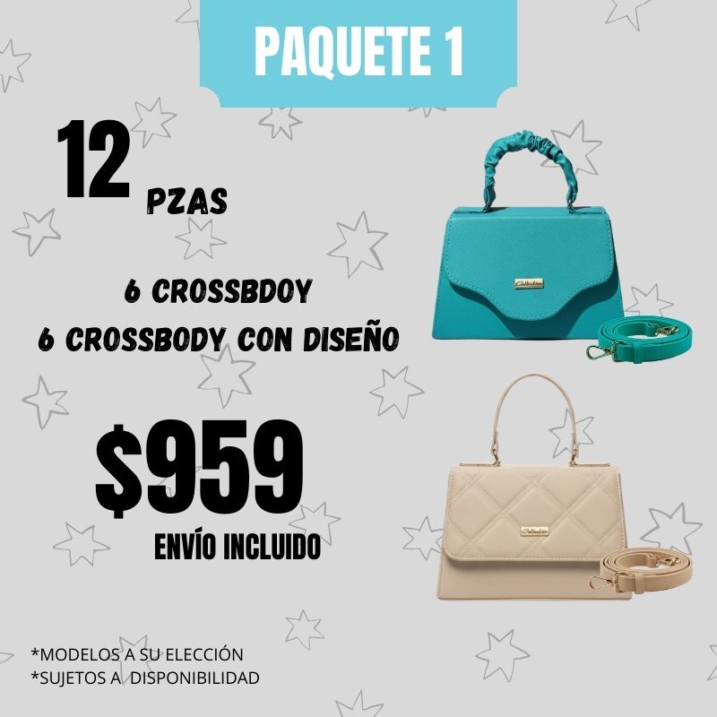 12 Crossbody Paquete 1