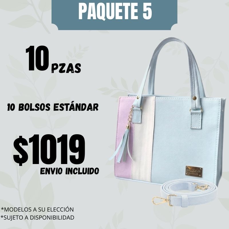 10 Bolsos Crossbody Paquete 5