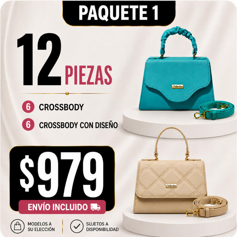 12 Crossbody Paquete 1