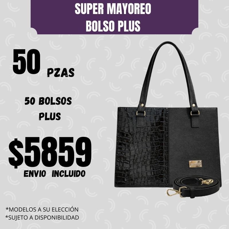 50 Bolsos Crossbody Paquete Super Mayoreo Plus